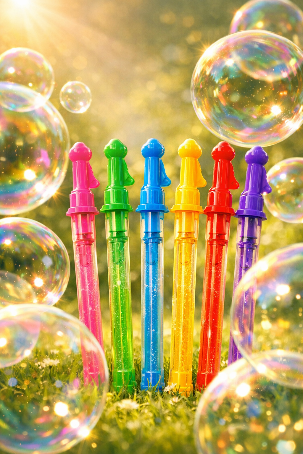 BubbleJoy - farbenfroher Seifenblasenspaß - 2er Pack