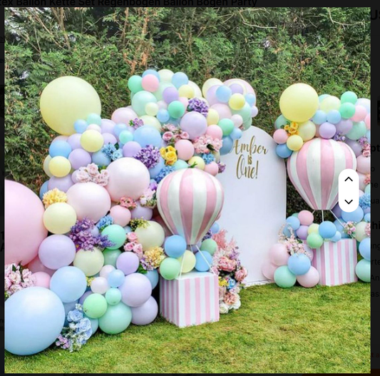 Luftballongirlande Pastellzauber