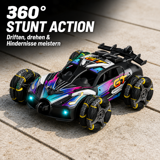 HydroDrift RC Stuntauto mit 360° Stunt-Funktion für Drifts, Drehungen und Hindernisparcours