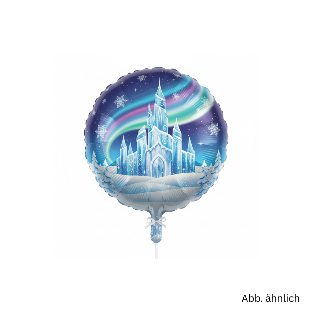 Eisprinzessinnen‑Folienballon – Winterzauber