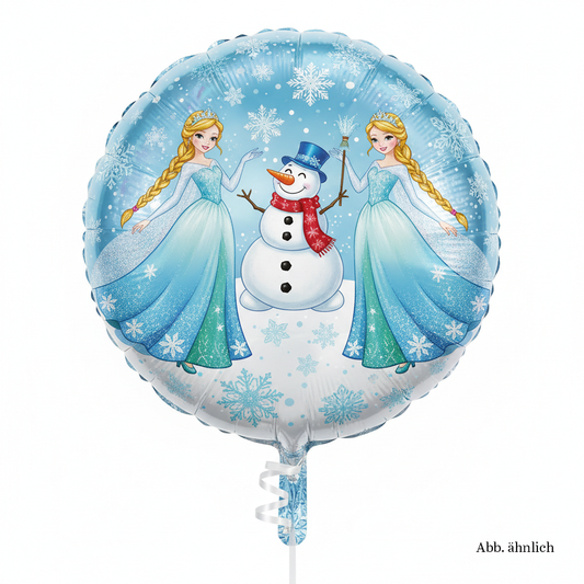 Eisprinzessinnen‑Folienballon – Winterzauber